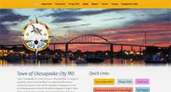 Desktop Screenshot of chesapeakecity-md.gov