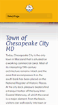 Mobile Screenshot of chesapeakecity-md.gov